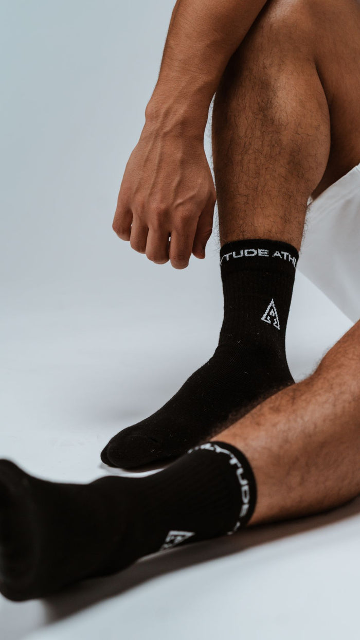 Crew Socks (3Pair) - Black