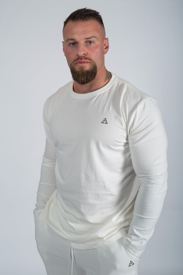 Long-sleeved Performance T-Shirt - White