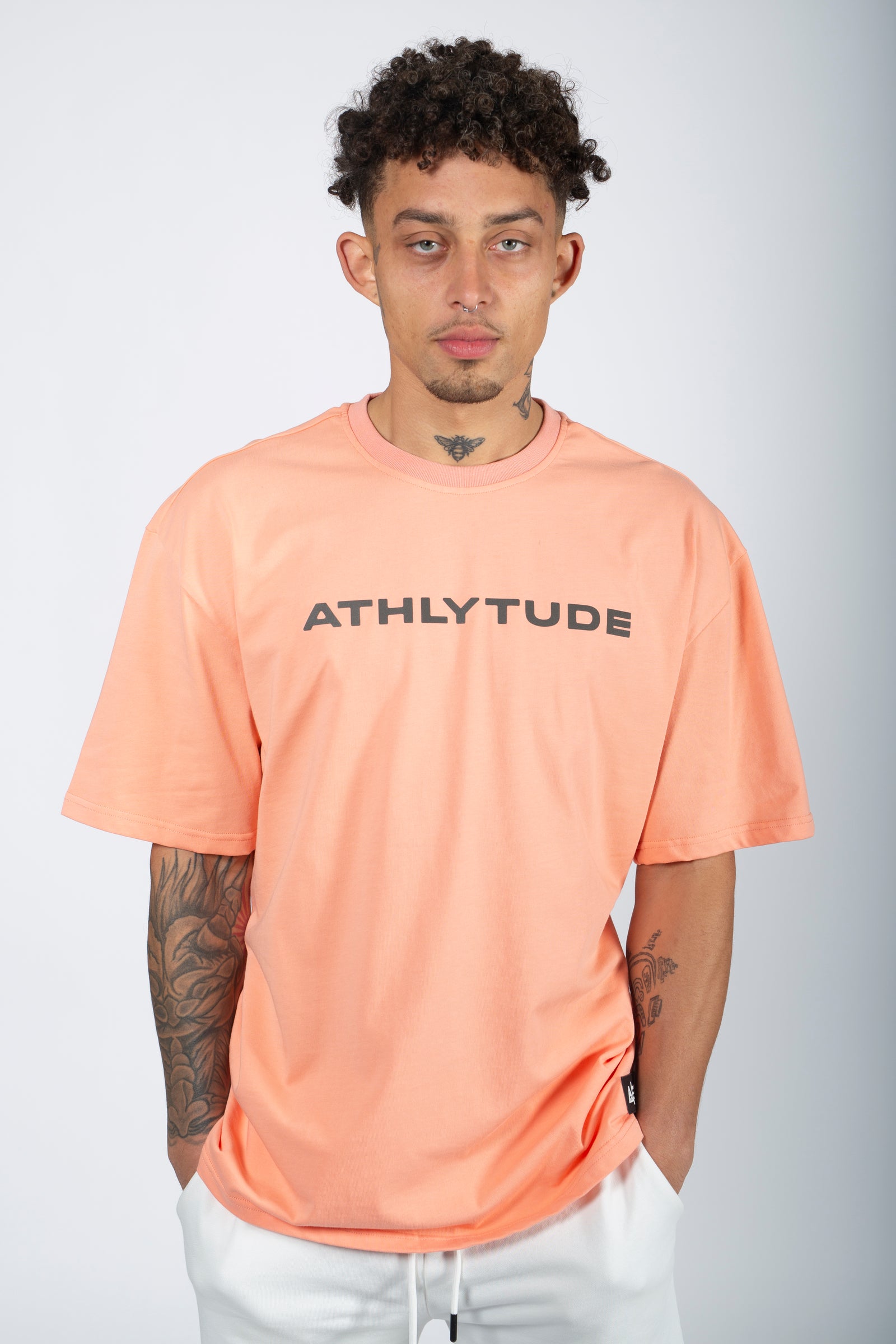 Essential Oversized T-Shirt - Tangerine - Athlytude