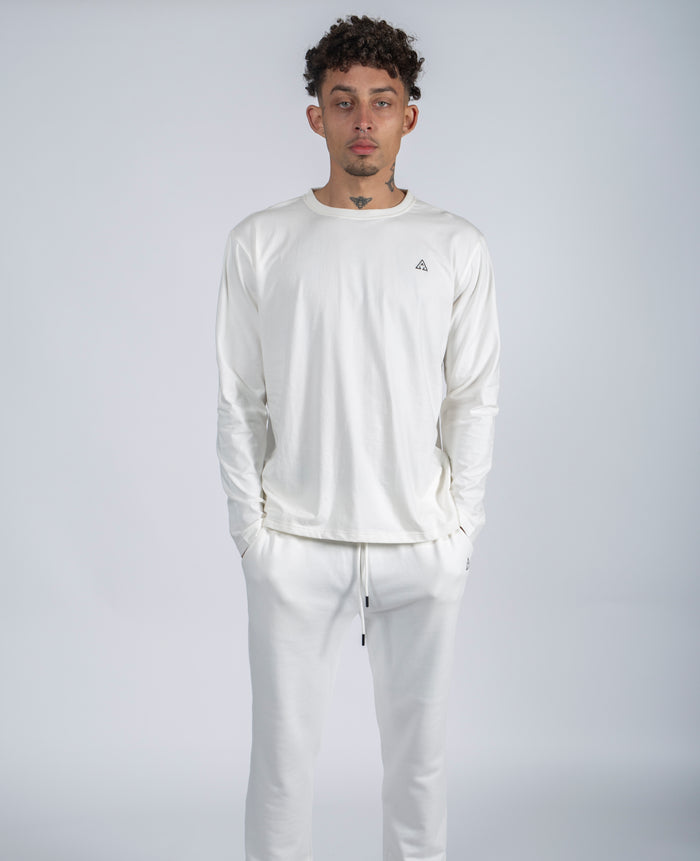 Long-sleeved Performance T-Shirt - White