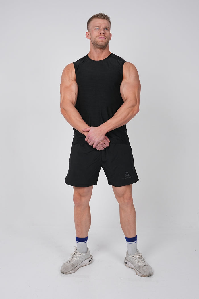 Men's Cuttoff - Black