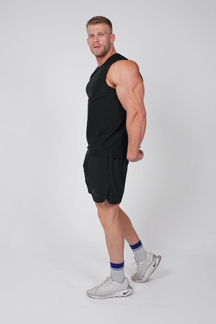 Men's Cuttoff - Black