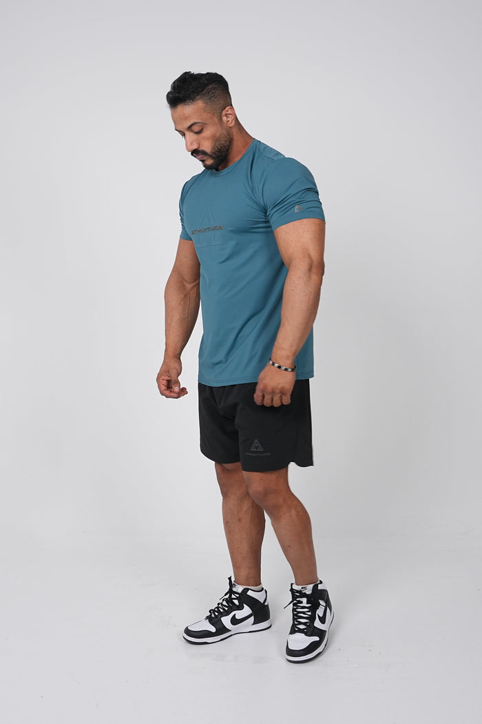 Core Cut T-Shirt - Blue Teal
