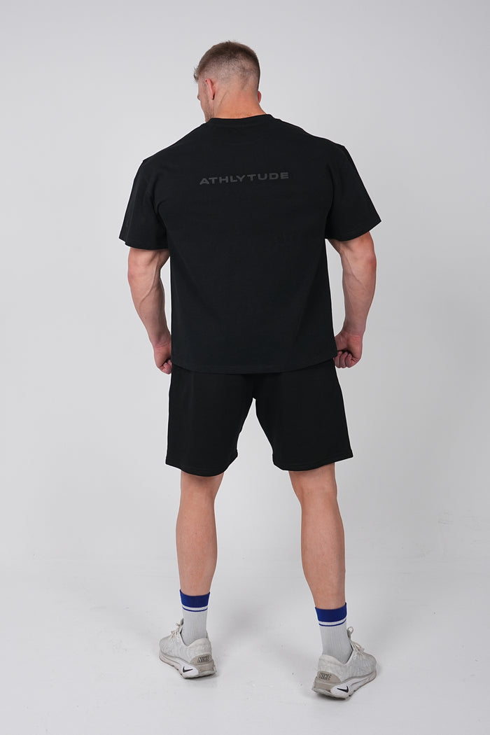 Essential Oversized Shorts - Black