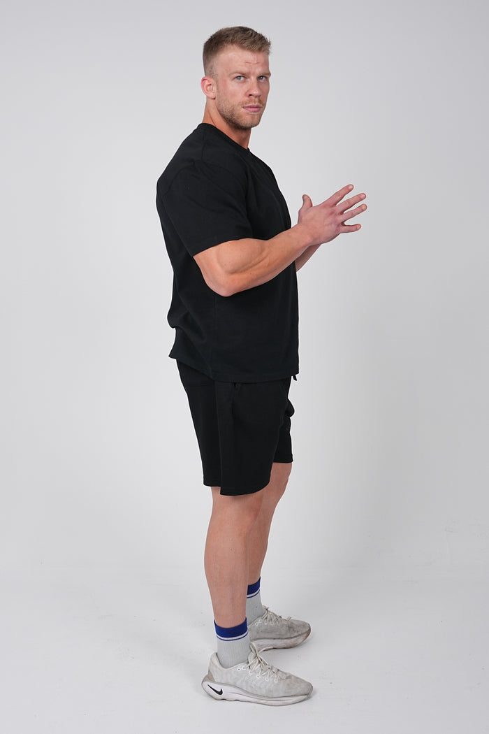 Essential Oversized Tee - Black