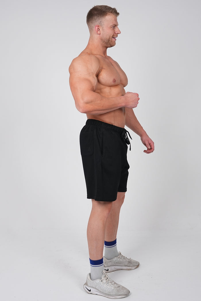 Essential Oversized Shorts - Black