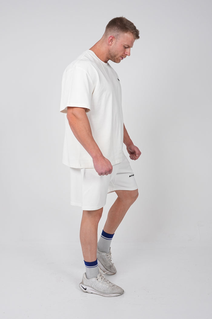 Essential Oversized Shorts - Off White