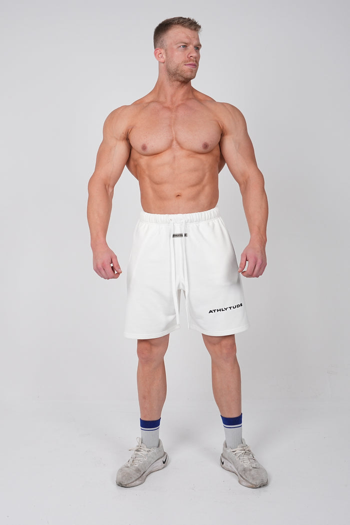 Essential Oversized Shorts - Off White