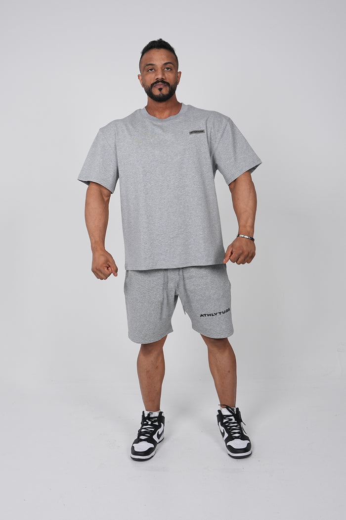 Essential Oversized Shorts - Grey