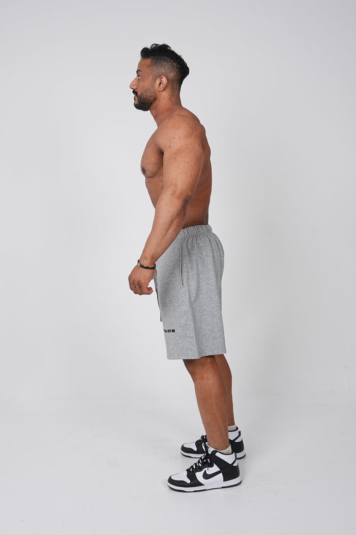 Essential Oversized Shorts - Grey