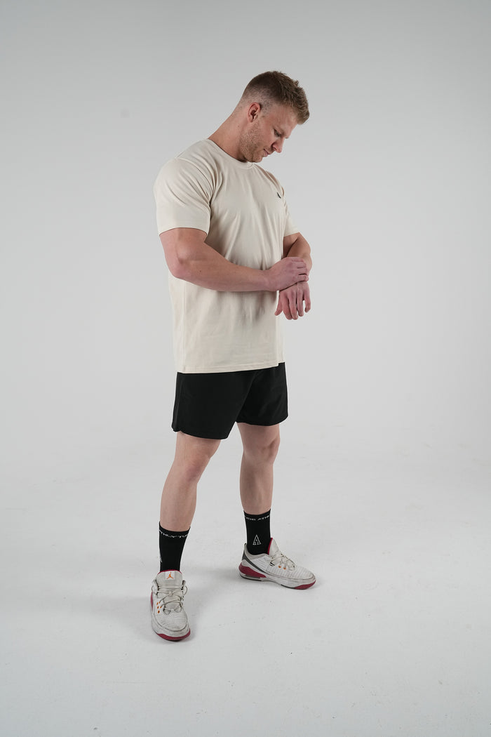 Casual T-Shirt - Beige