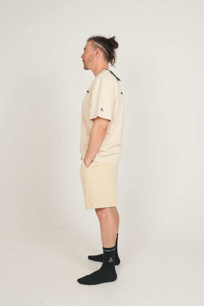 Essential Oversized Shorts - Beige