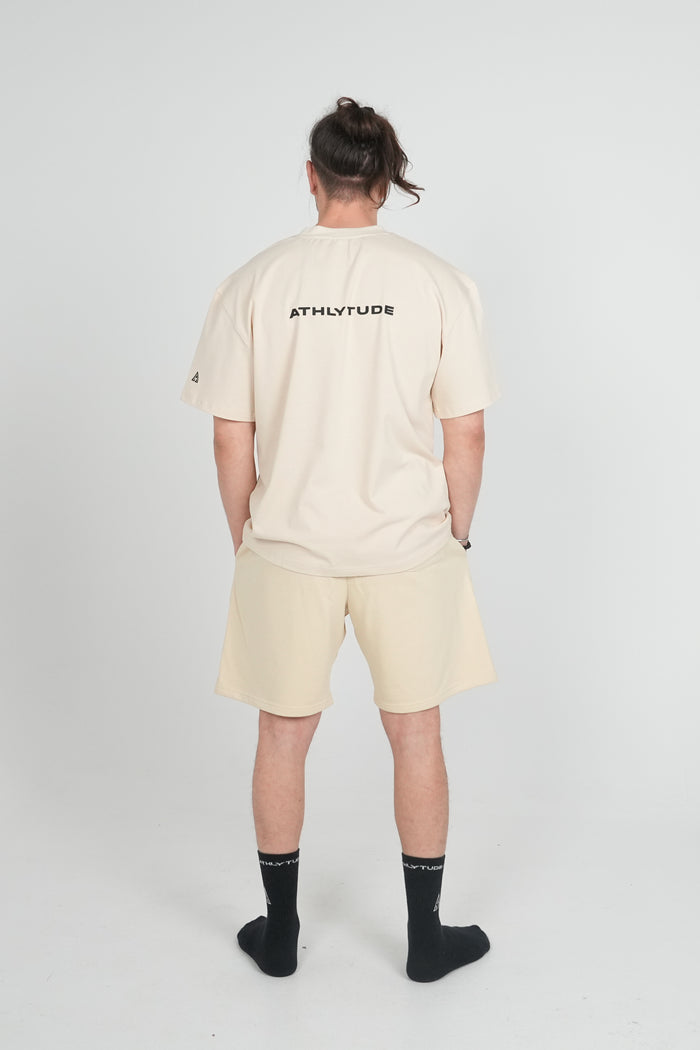 Essential Oversized Shorts - Beige