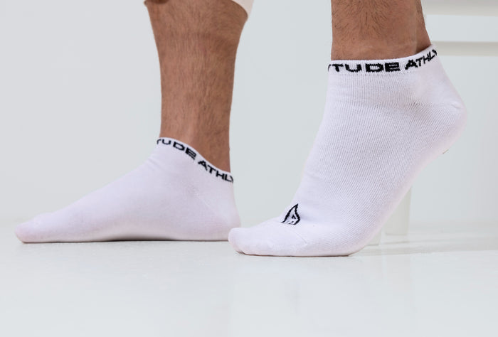 Low Cut Socks (3 Pair) - White