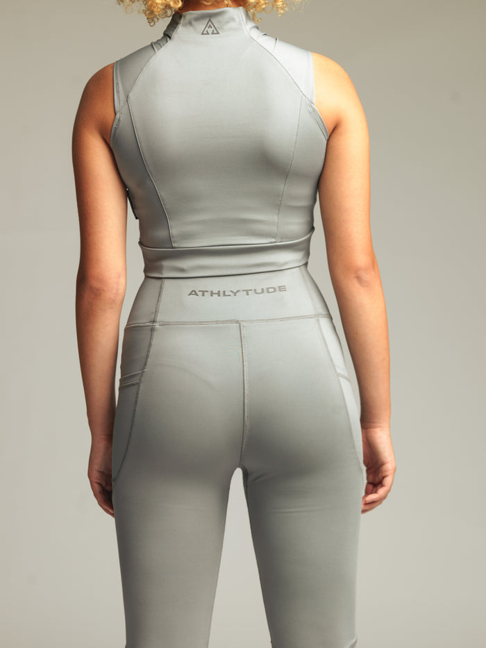 Women's Compression Tights - Grey