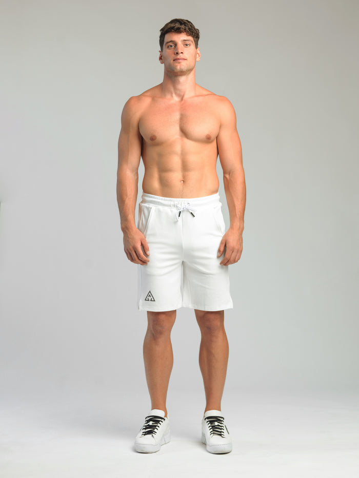 Men's Training Shorts - White