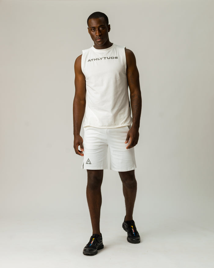 Men's Training Shorts - White