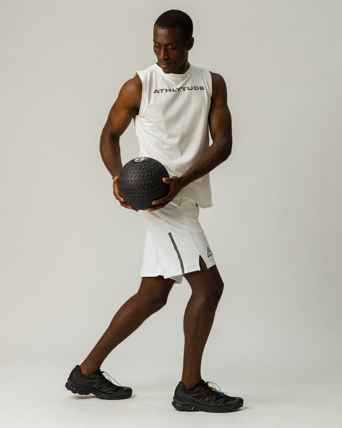 Men's Training Shorts - White