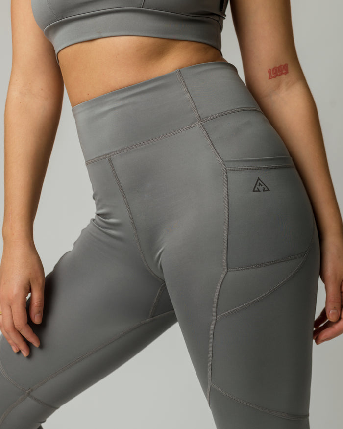 Women's Compression Tights - Grey