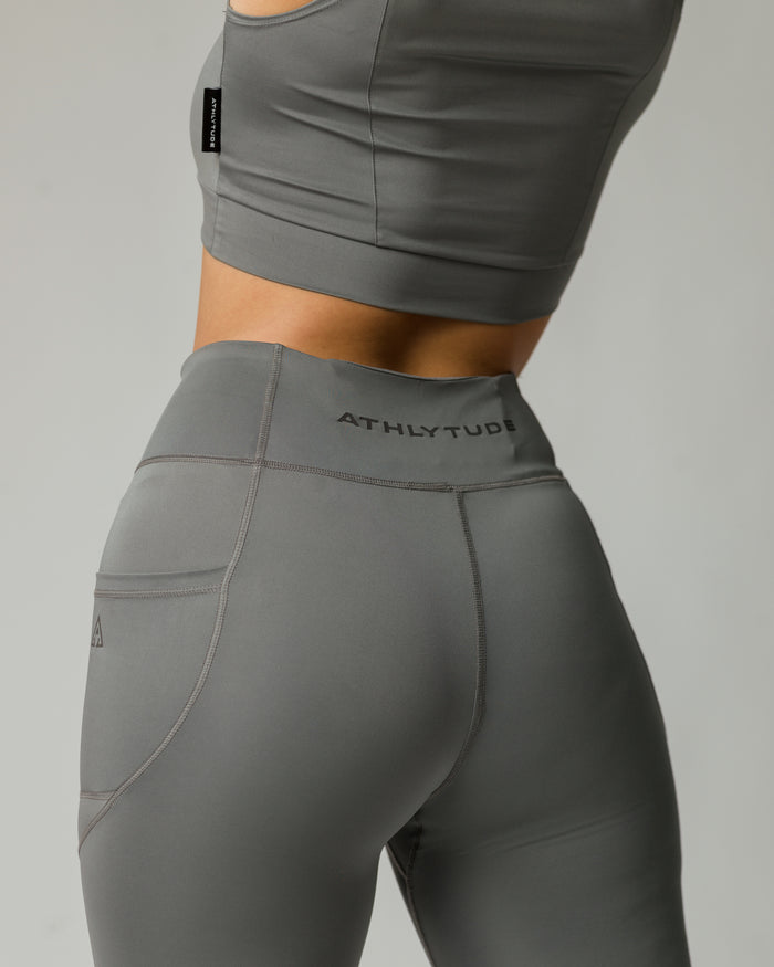 Women's Compression Tights - Grey