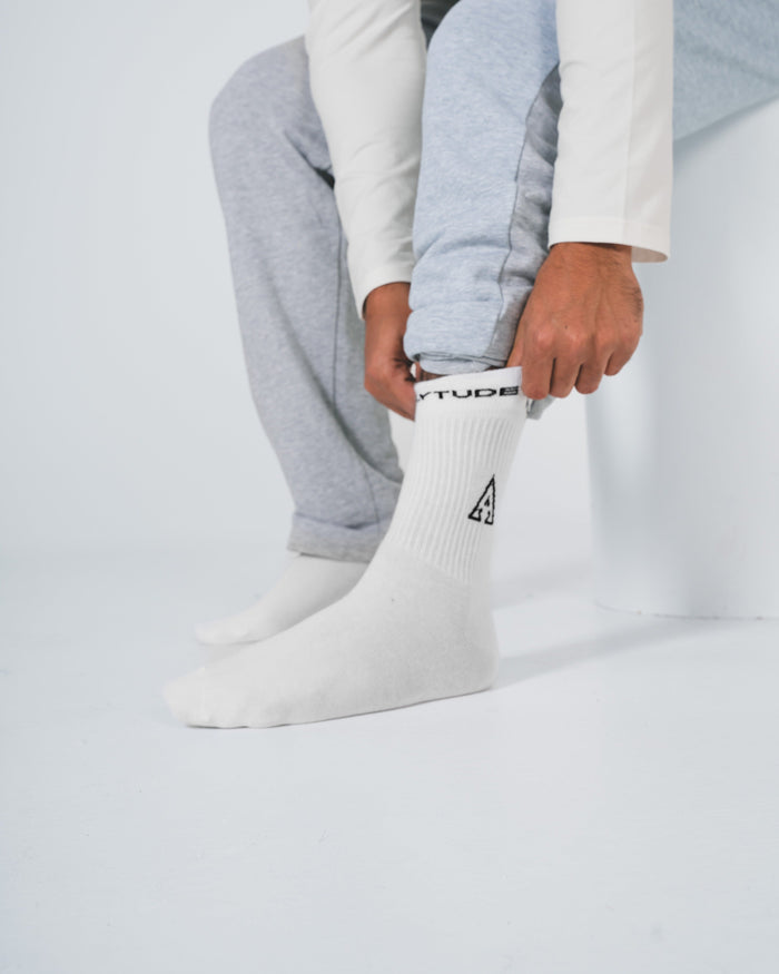 Crew Socks (3Pair) - White