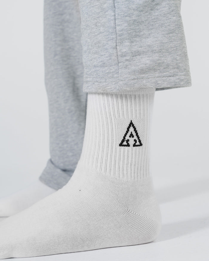 Crew Socks (3Pair) - White